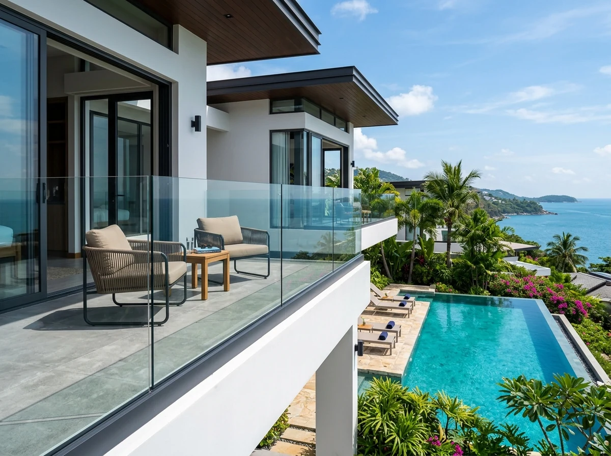 Balcony & High-Rise Glass Facades