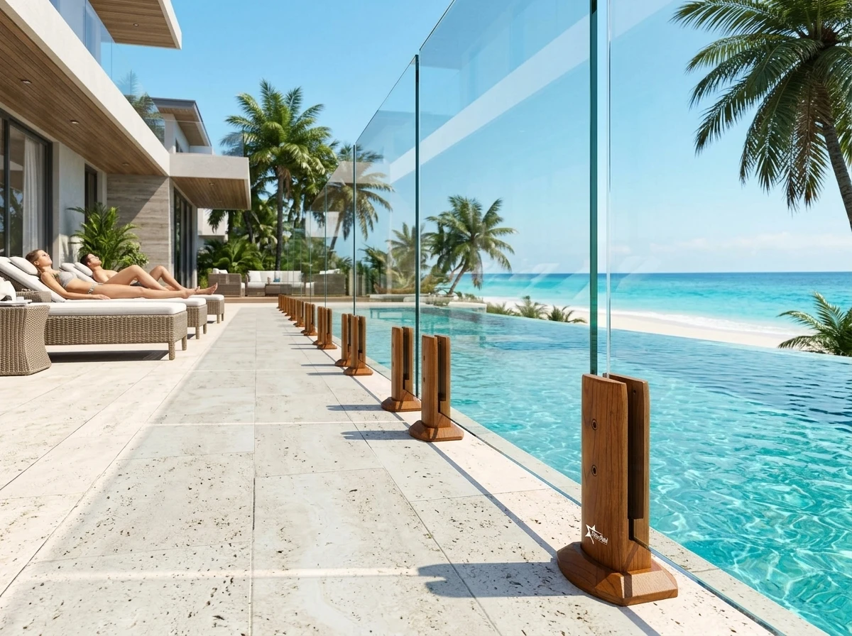 Infinity Pool & Deck Glass Railings