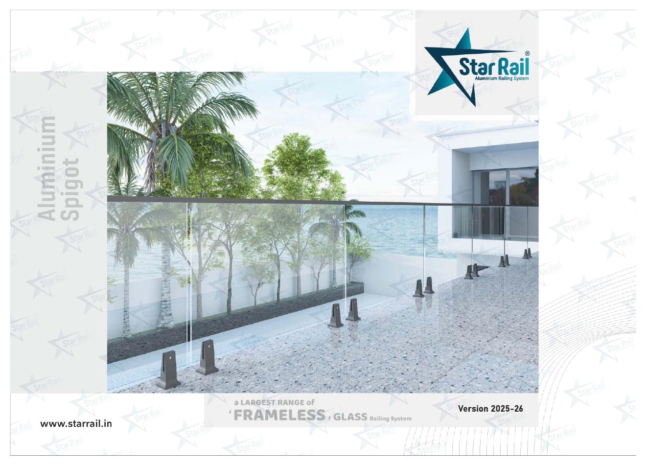 Aluminium Spigot Glass Railing Catalogue