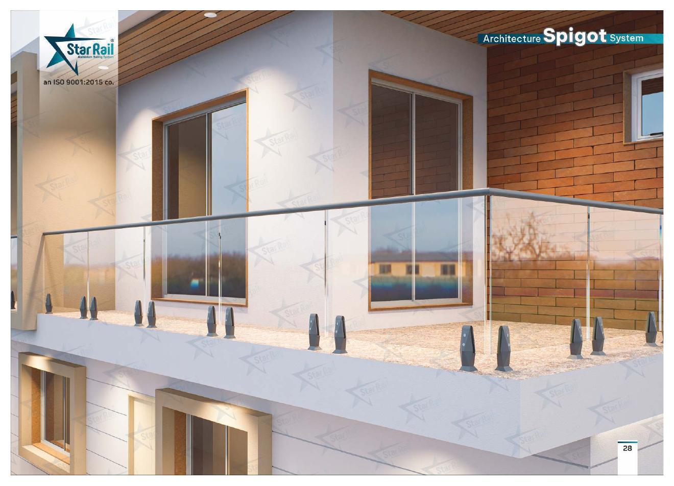 Aluminium Spigot Glass Railing Catalogue — Page 28