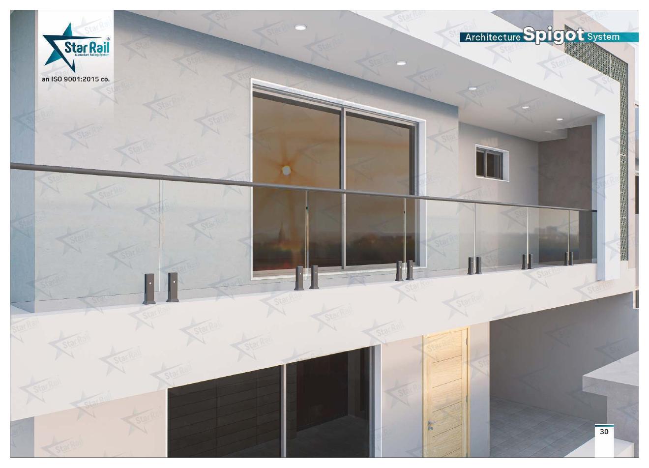 Aluminium Spigot Glass Railing Catalogue — Page 30
