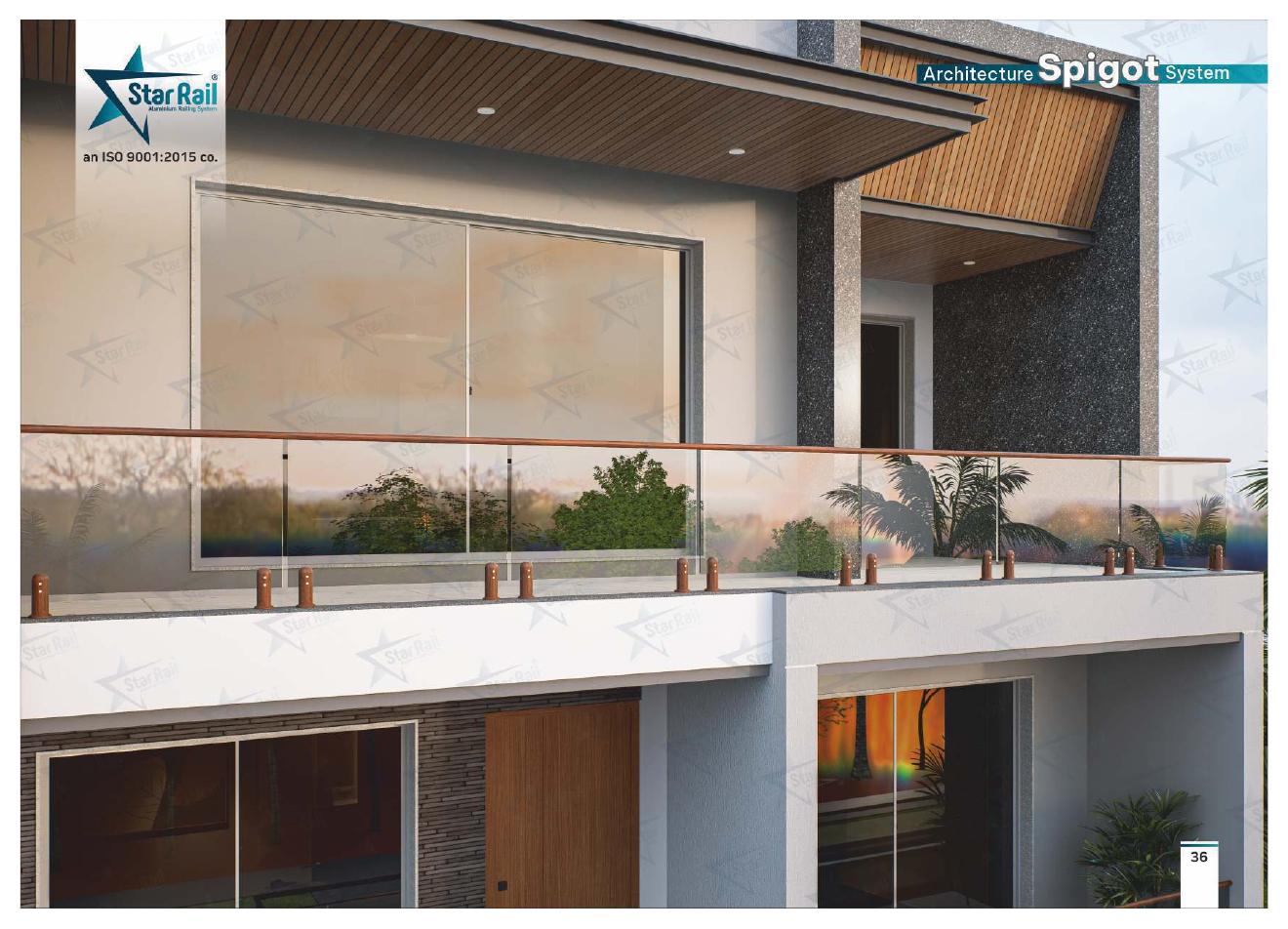 Aluminium Spigot Glass Railing Catalogue — Page 36