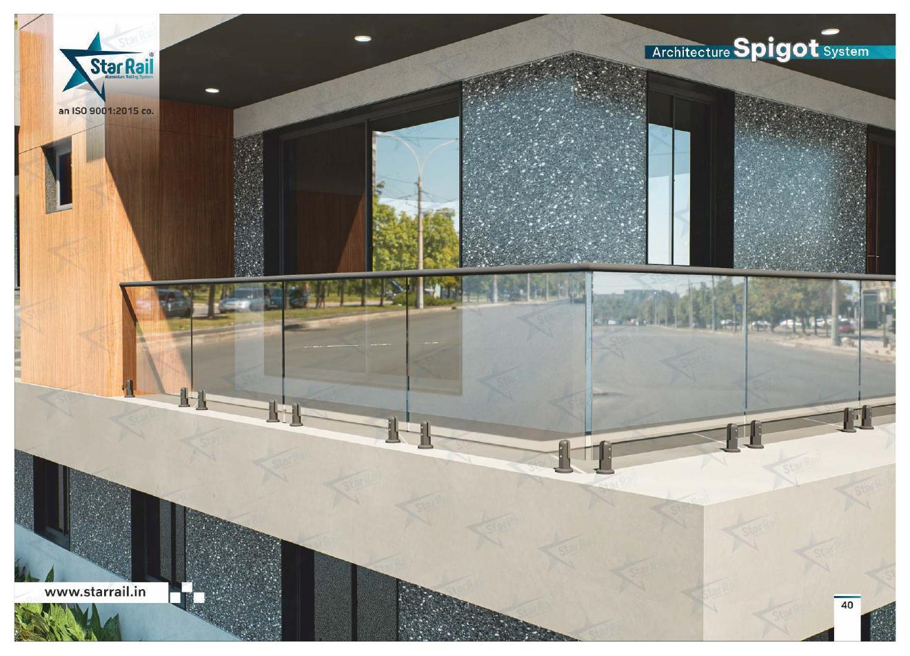 Aluminium Spigot Glass Railing Catalogue — Page 40