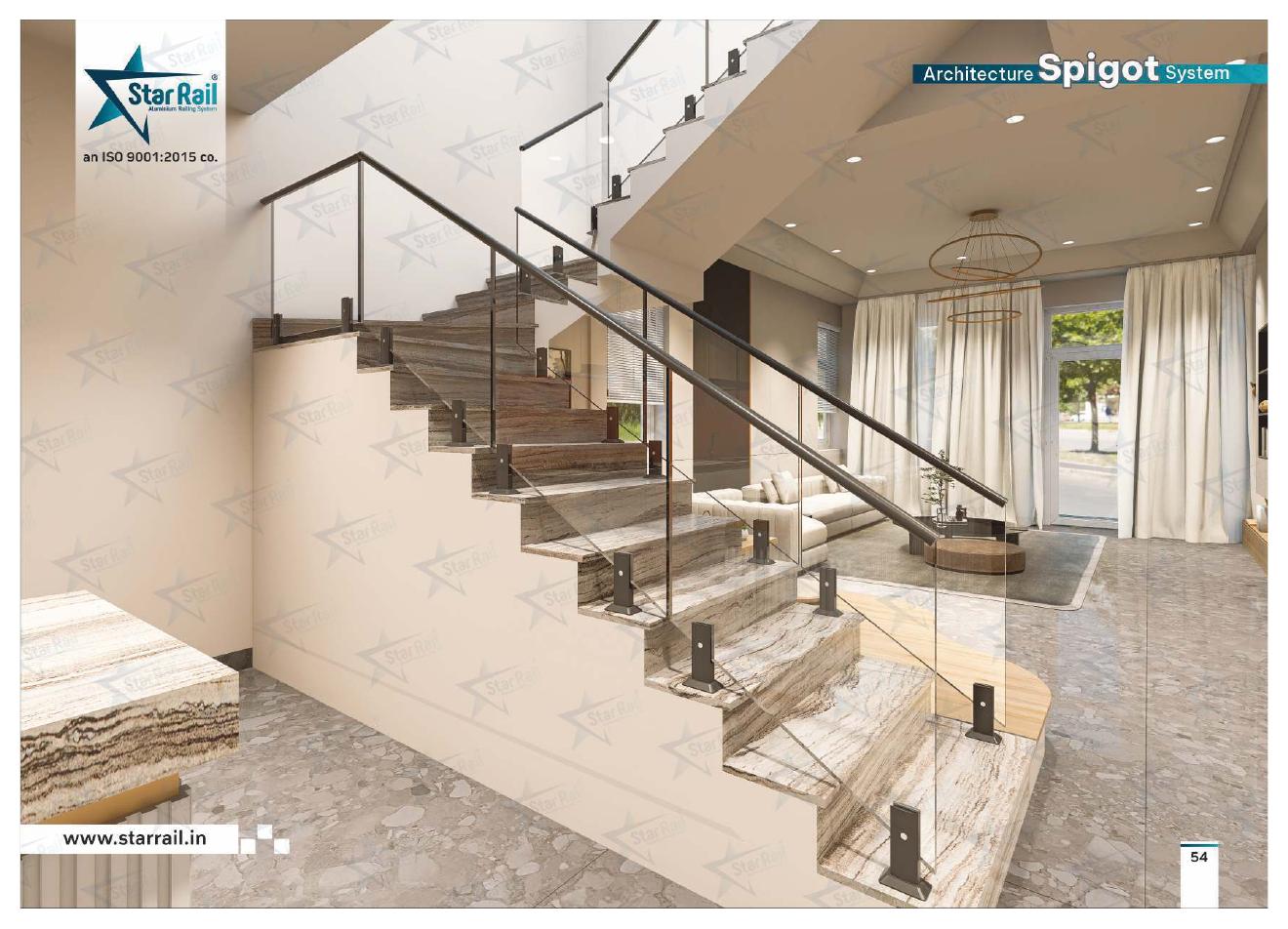 Aluminium Spigot Glass Railing Catalogue — Page 54