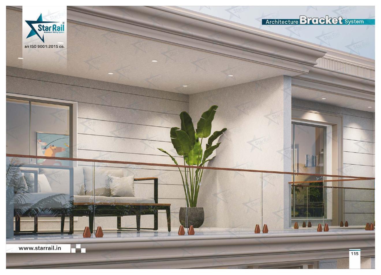 Aluminium Spigot Glass Railing Catalogue — Page 117