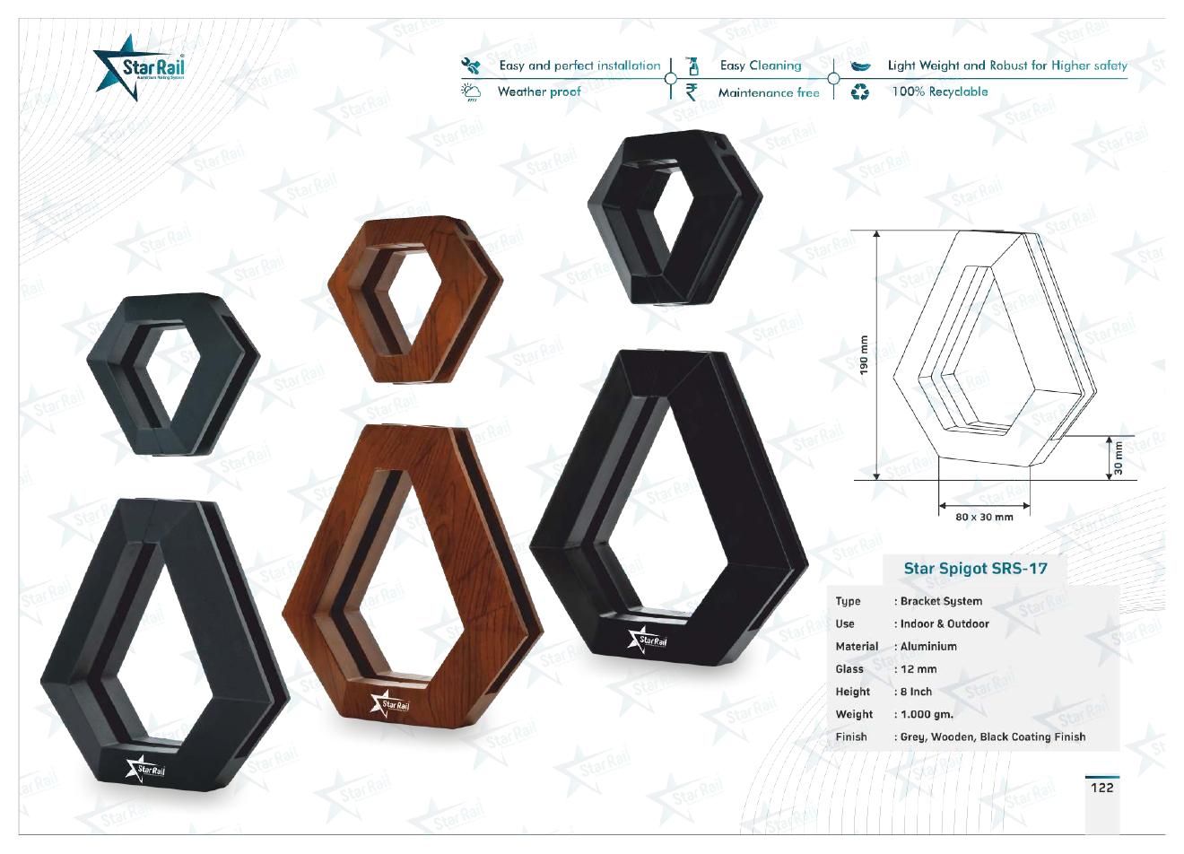 Aluminium Spigot Glass Railing Catalogue — Page 124