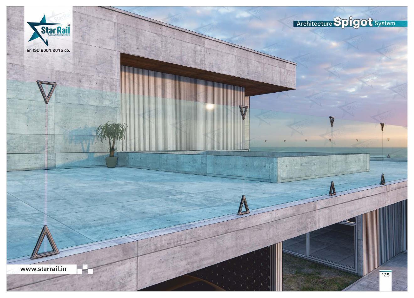 Aluminium Spigot Glass Railing Catalogue — Page 127