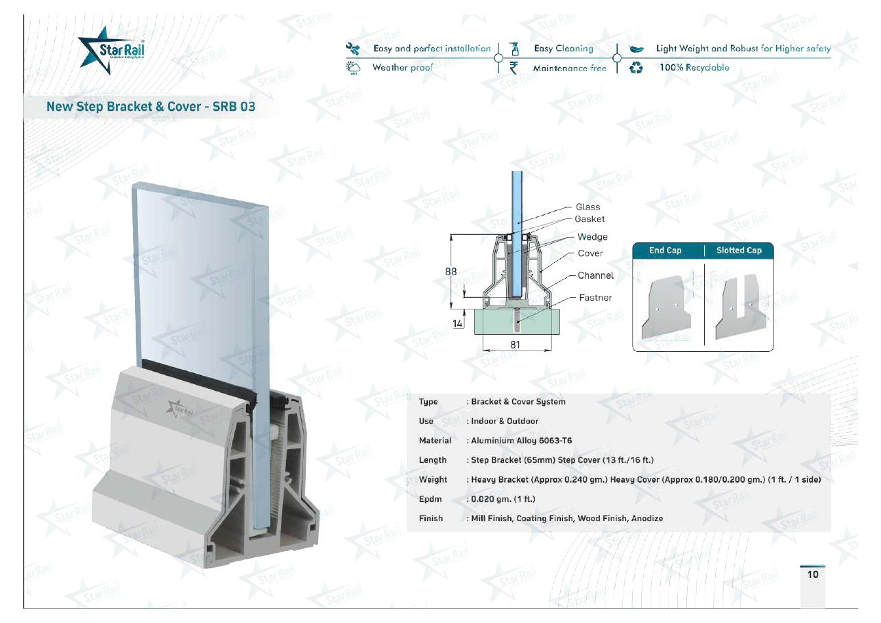 Top & Bottom Profile Railings Catalogue — Page 10