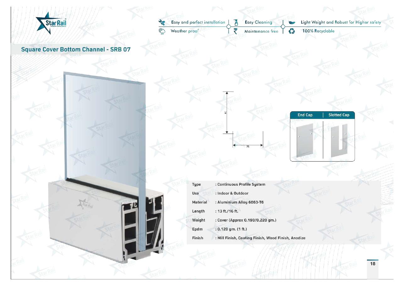 Top & Bottom Profile Railings Catalogue — Page 18