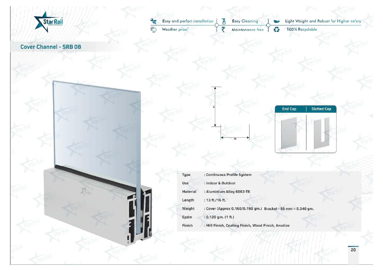 Top & Bottom Profile Railings Catalogue — Page 20