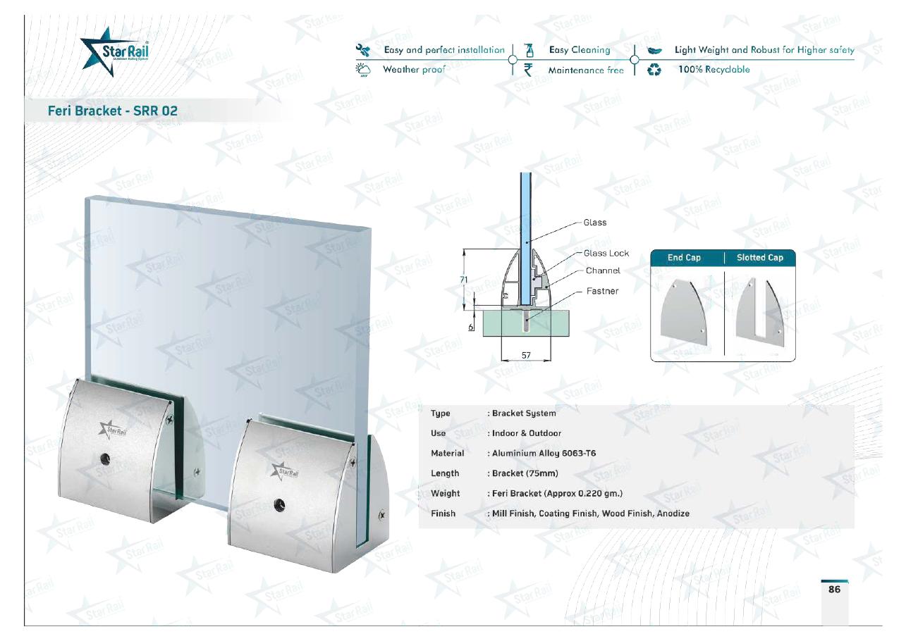 Top & Bottom Profile Railings Catalogue — Page 86