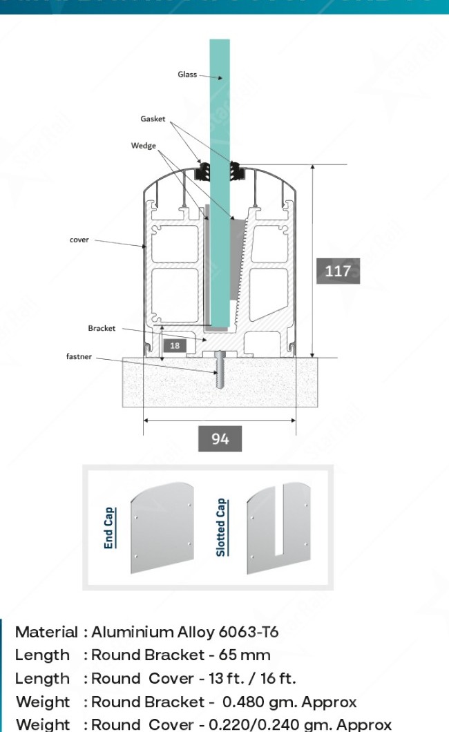 Heavy Round Bracket & Cover - SRB 05 image 3